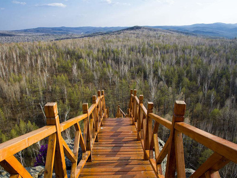 三清山木质栈道
