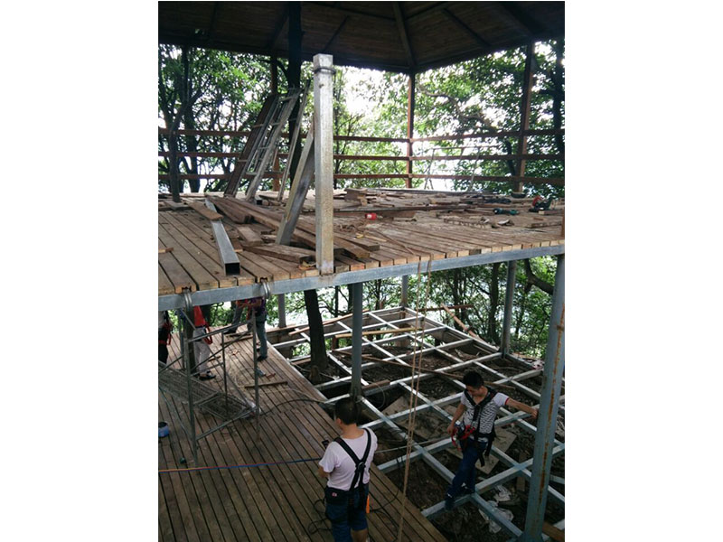 蒙顶山一期施工图片